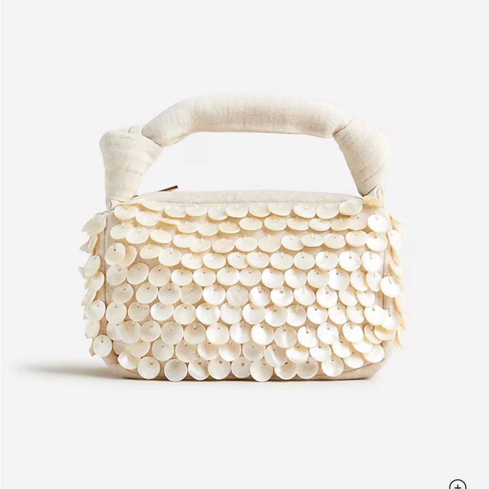 ISO: J. crew Mother-of-pearl top-handle bag